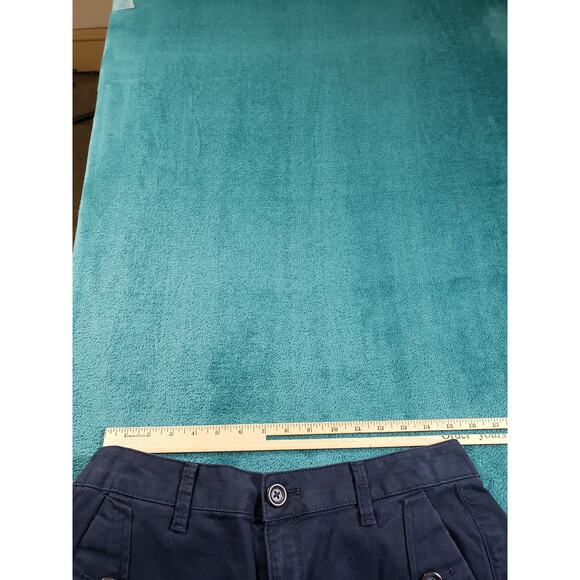 Gap Pants Sz 8 Womens Blue Stretch Chino Khaki Mid Rise Ladies Flared Wide Leg - Picture 9 of 12